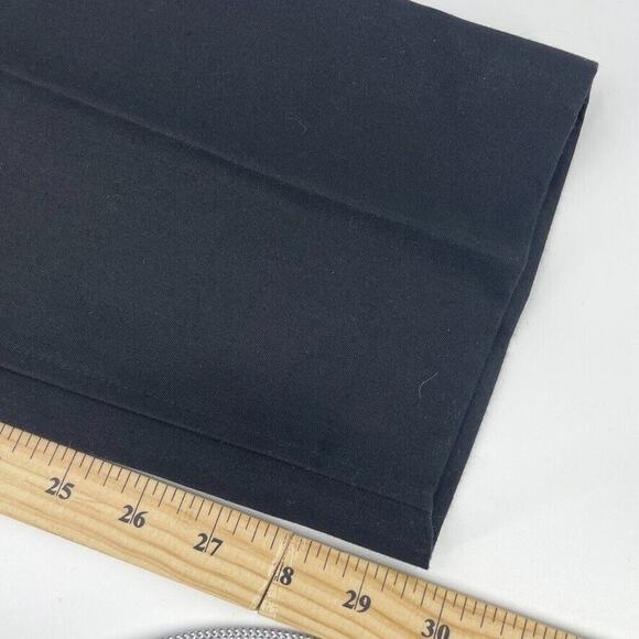 Christopher & Banks Chino Pants Women's 6 Black Mid-Rise Straight Leg Pockets - Picture 5 of 14